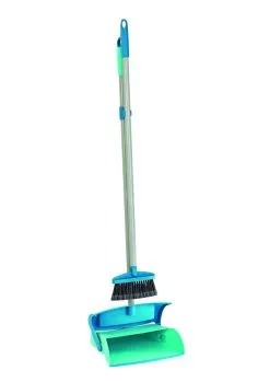 Leifheit Pulizia - Set Scopa E Paletta A Manico Lungo, Chiudibile 41405