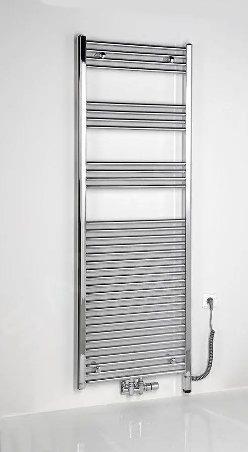 Sapho One D - Resistenza Elettrica Con Termostato Per Scaldasalviette, 300 W, Destra, Cromo ONE-D-C-300 9 Sapho One D - Resistenza Elettrica Con Termostato Per Scaldasalviette, 300 W, Destra, Cromo ONE-D-C-300 - immagine 7