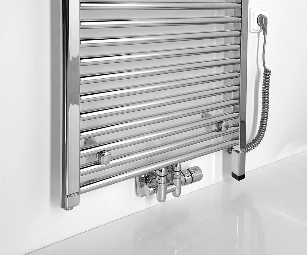 Sapho One D - Resistenza Elettrica Con Termostato Per Scaldasalviette, 300 W, Destra, Cromo ONE-D-C-300 8 Sapho One D - Resistenza Elettrica Con Termostato Per Scaldasalviette, 300 W, Destra, Cromo ONE-D-C-300 - immagine 6