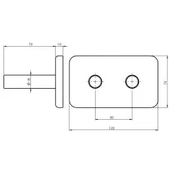 Sapho Twin - Rosetta Di Copertura Per Set Di Collegamento, Acciaio Inox Spazzolato CP7535 -Filtraggio negozio fee0eff502241af5ced2b305