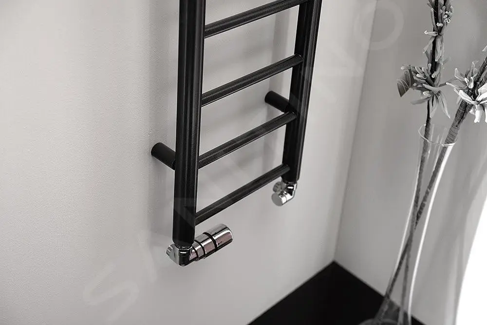 Sapho Dina - Scaldasalviette 300x1380 Mm, Antracite Metallizzata IR373 7 Sapho Dina - Scaldasalviette 300x1380 Mm, Antracite Metallizzata IR373 - immagine 5